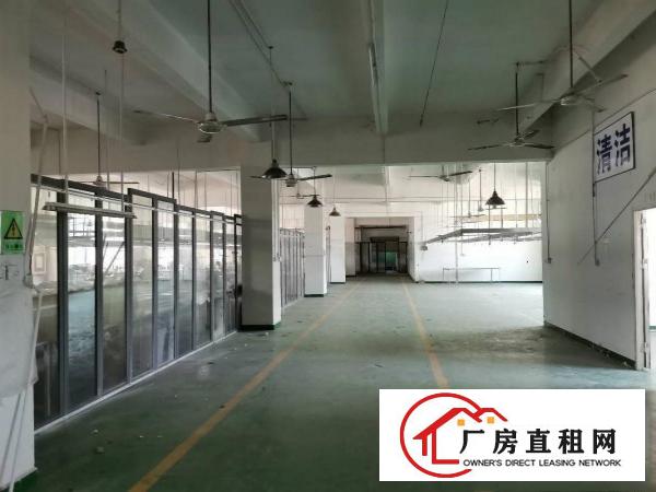  横岗原房东现成服装厂，不用转让费，实际面积出租