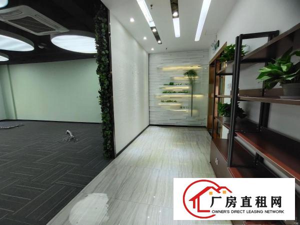  横岗地铁口精装修二楼335平办公贸易原房厂房急租！可注册公司