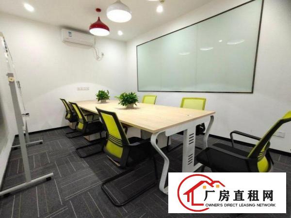  横岗地铁口精装修二楼335平办公贸易原房厂房急租！可注册公司