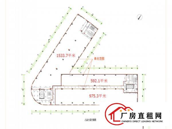  龙岗红本精装厂房出租。面积可分割