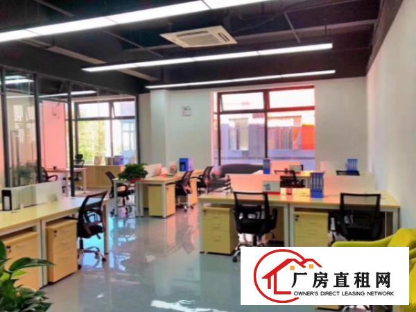  地铁3号线爱联电商产业园300平方出租带装修办公室可开税票