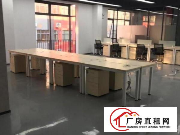  地铁3号线爱联电商产业园300平方出租带装修办公室可开税票