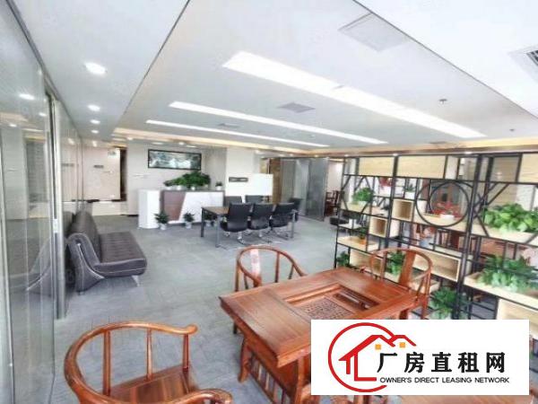  吉祥地铁站500平精装修办公室200平起租证件齐全大小可分租