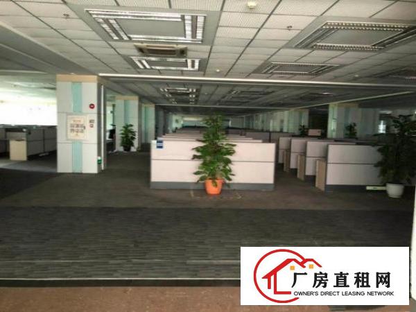  龙岗宝龙工业园二楼半层带装修办公室有消防700平招租