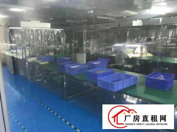  龙岗同乐工业区二楼整层带3吨电梯厂房整层1200平招租