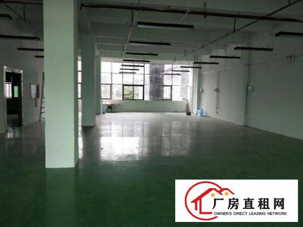  龙岗中心城新出原房东标准厂房520平方带装修出租/可分租