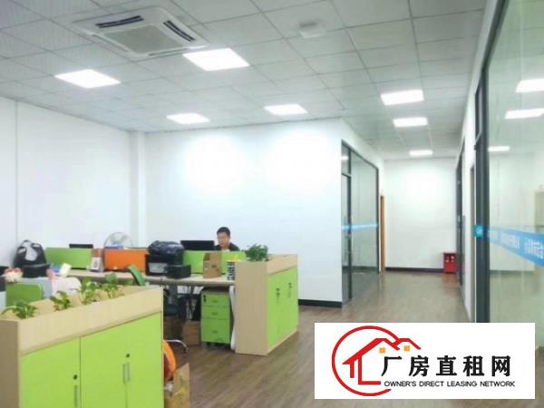  同乐工业区出租二楼1500平带装修使用率9成！外观形象佳