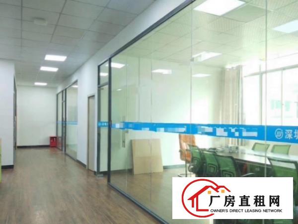  同乐工业区出租二楼1500平带装修使用率9成！外观形象佳