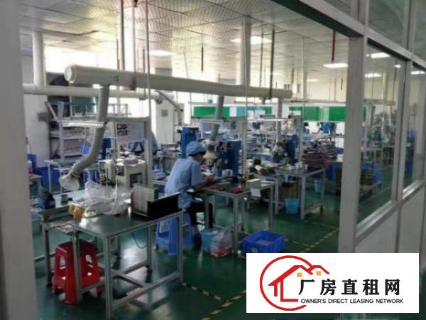  龙岗同乐工业区原房东急租现成电子厂带精装修厂房2000平米