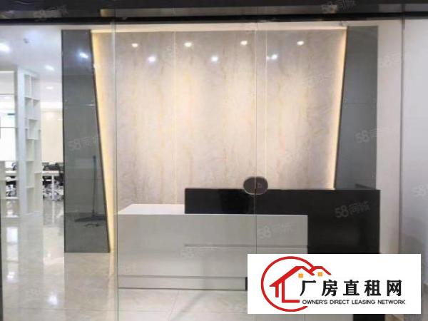  龙岗爱联新出楼上精装修办公室526平带家私大小面积出租