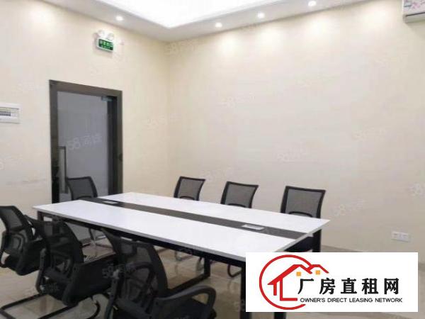  龙岗爱联新出楼上精装修办公室526平带家私大小面积出租