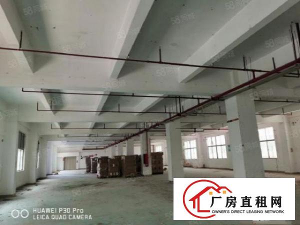  龙岗同乐新出楼上1250平红本原房东厂房实际面积出租可分租