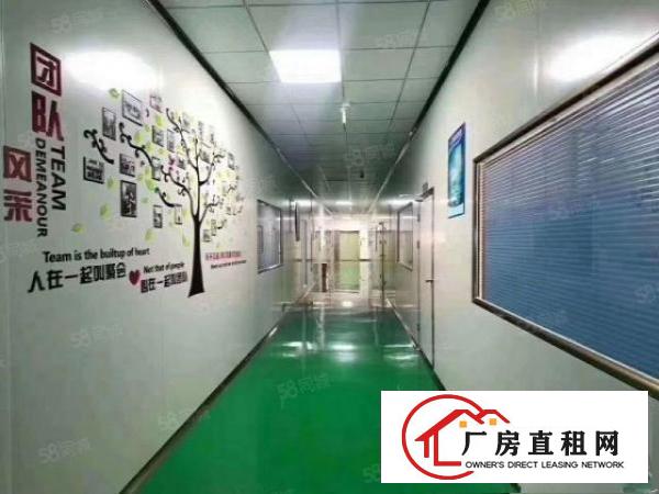  龙岗同乐原房东带装修厂房1600平出租，没有转让费可以分租