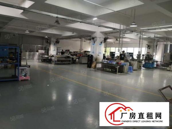  龙岗五联新出原房东楼上精装修厂房1500平厂房出租，实际面积
