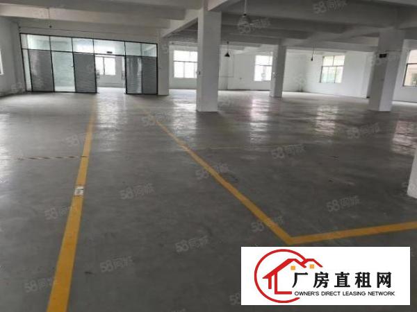 龙岗同乐社区工业园区厂房楼上950平方，带办公室装修，可分租