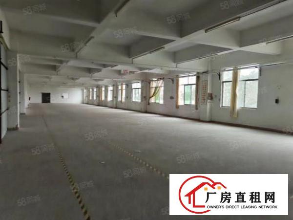  龙岗同乐社区工业园区厂房楼上950平方，带办公室装修，可分租