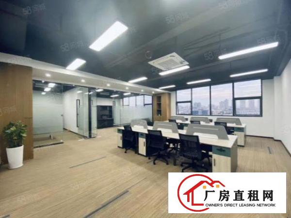  坂田地铁口全新产业园精装写字楼招租220平3加1格局水电齐全