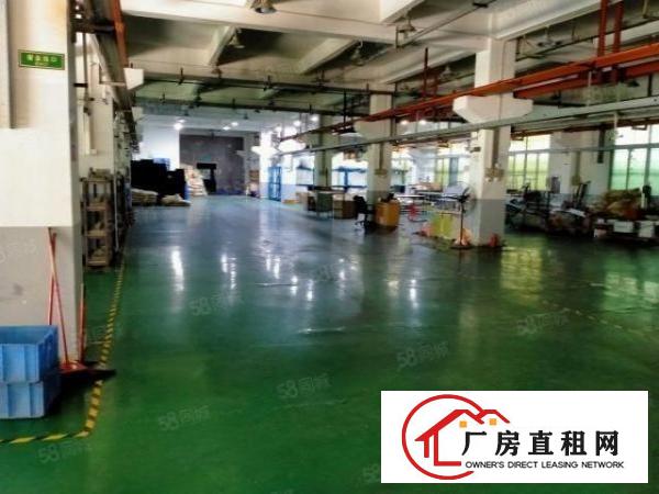  平湖广场1至2楼厂房出租每层1300