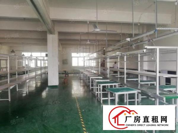  平湖华南城地铁口二楼600平方带装修厂房出租