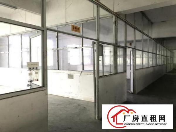  横岗沙荷路二楼眼镜厂带装修1200平厂房出租带办公室卫生间