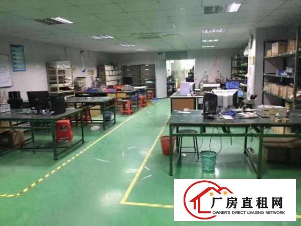  业主直租横岗地铁口出楼上365平厂房水电齐全带办公