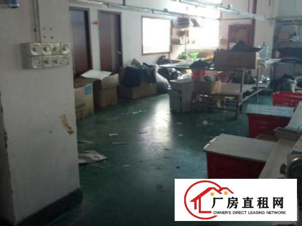  六约埔厦工业区楼上300平方带现成服装厂出租