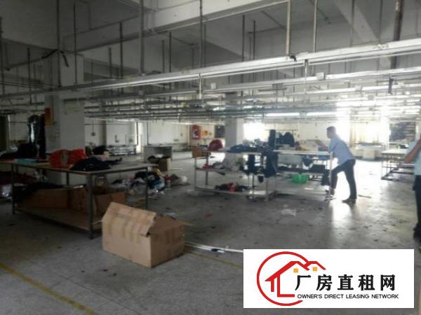  六约埔厦工业区楼上300平方带现成服装厂出租