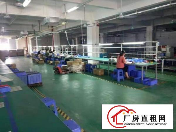  横岗四联租金便宜，3楼厂房530方，带装修
