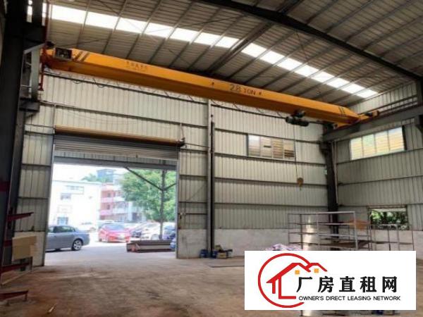  横岗怡锦社区800平方铁皮房带两部行车厂房招租