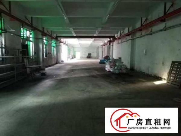  六约一楼1200平厂房出租，园区空地超大，带航车。