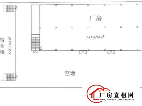  横岗独门独院厂房6200平方、宿舍2300平方