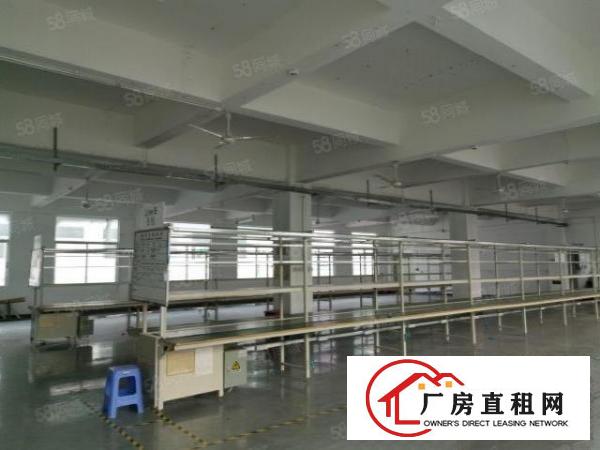  横岗地铁站附近楼上300平小面积厂房出租，带装修可分租