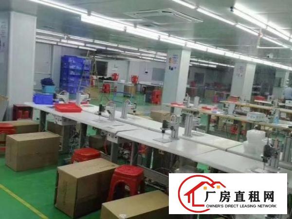 坪地新出楼上带装修标准1800平厂房无尘车间