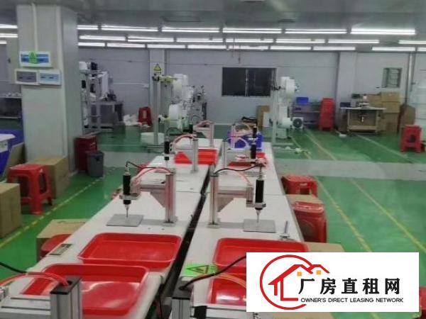  坪地新出楼上带装修标准1800平厂房无尘车间