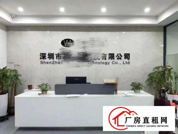  坪山区大工业区精装修二楼整层1180平方米厂房急租