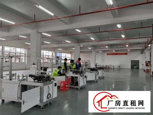  坪山比亚迪路边上新出全新厂房红本面积出租现成装修带消防喷淋