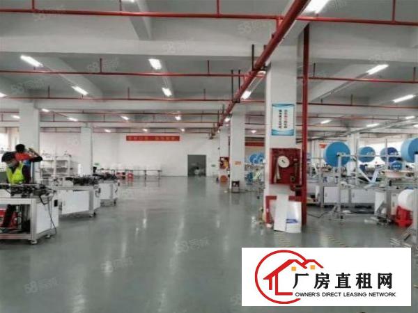  坪山比亚迪路边上新出全新厂房红本面积出租现成装修带消防喷淋
