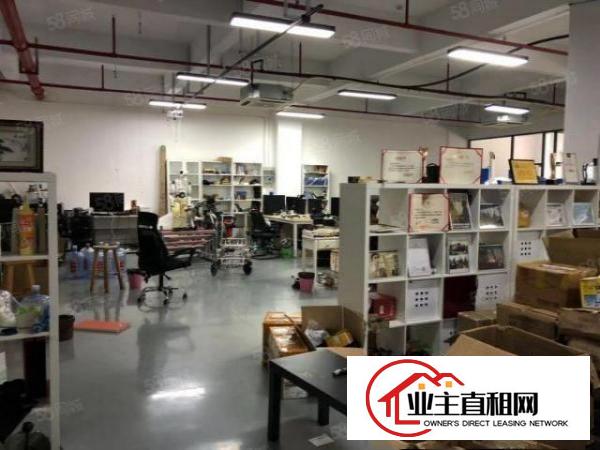  坪山大工业原房东大型工业园新空出楼上600平方精装修厂房出租
