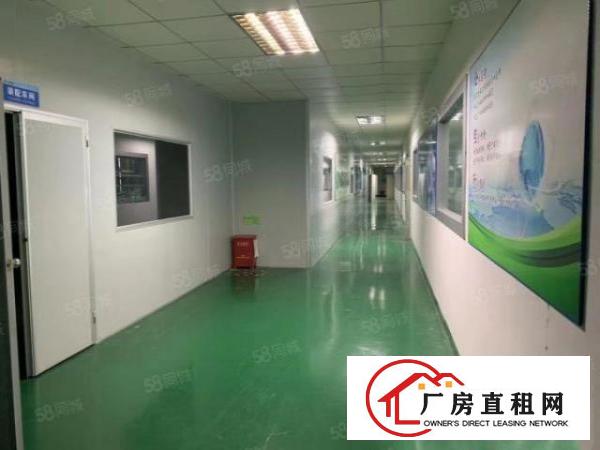  坪山新出二楼标准厂房800平全新装修办公室无尘车间有电梯消防