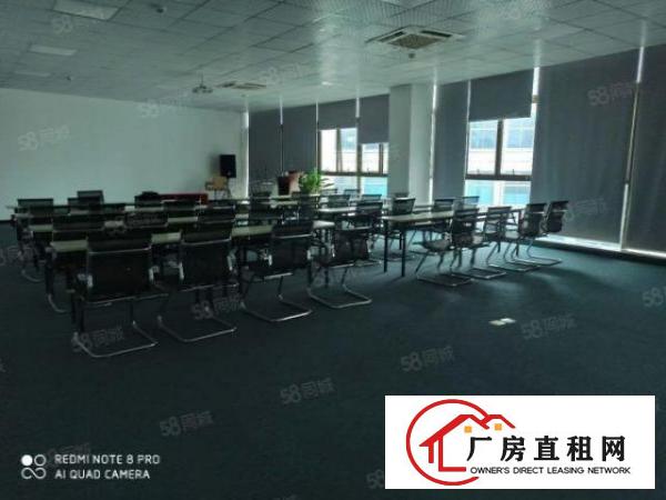  坪山坑梓新出二楼带精装修办公室200平出租有电梯可注册公司