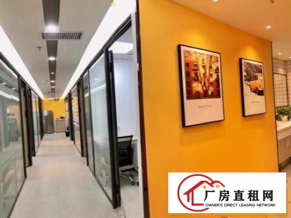  配合银行开户！有红本租赁合同龙华民治地铁口精装办公室直租！