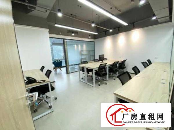  配合银行开户！有红本租赁合同龙华民治地铁口精装办公室直租！