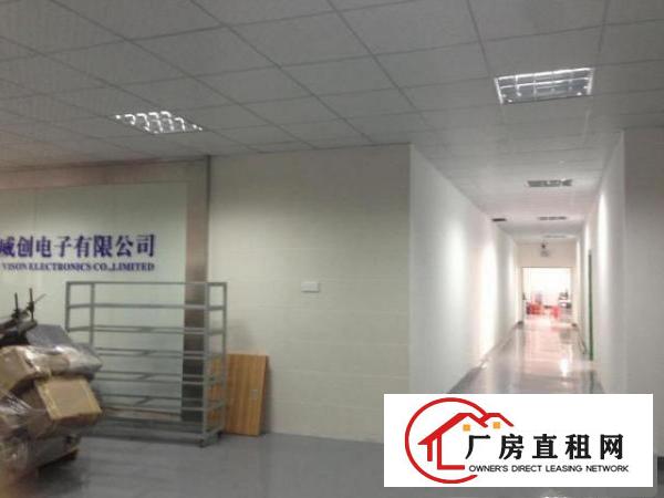  龙军工业区新出三楼1060平带装修适合电商贸易