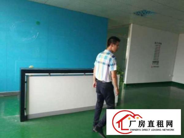  鹊山路口光浩工业区480平方花园式厂房带装修急租