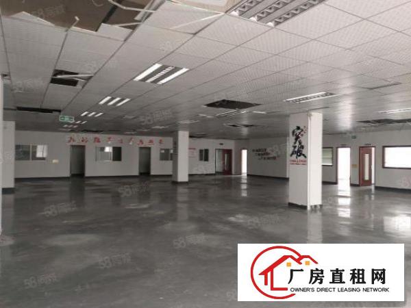  龙华清湖红本工业园区楼上整层4800平带有消防喷淋可分租