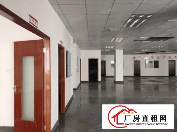 龙华清湖红本工业园区楼上整层4800平带有消防喷淋可分租