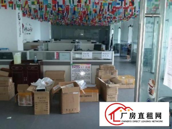  龙华大浪主干道边大型园区二楼精装修1000平厂房出租
