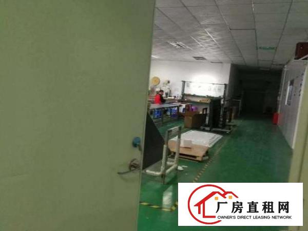  大浪鹊山路口佳丽工业区新出三楼560平带装修厂房招租