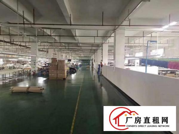  大浪商业中心旁楼上2850平带装修厂房出租