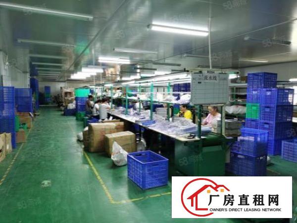  龙华大浪工业区独院楼上整层1200平米带装修厂房出租可以分租